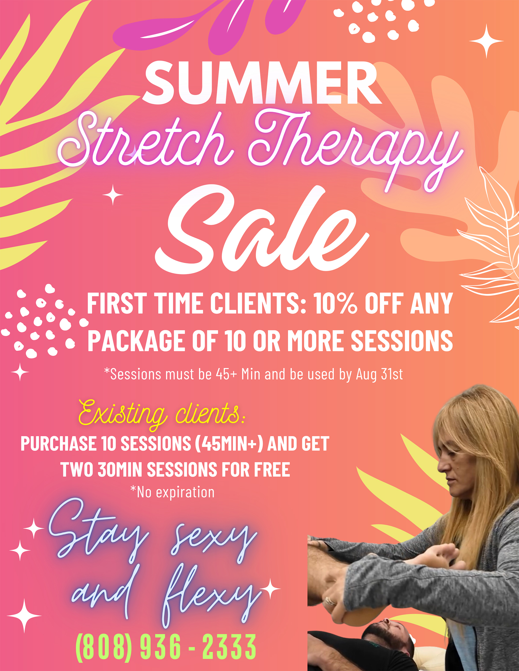 Boca Stretch Therapy Flyer